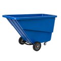 R&B Wire Products Large Utility Tilt Truck, 1 Cubic Yard, Blue TILT-LRG/B